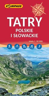 Mapa Tatry Polskie i Słowackie
