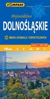 Mapa Województwo Dolnośląskie - mapa atrakcji turystycznych
