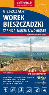 Mapa Bieszczady - Worek Bieszczadzki, Tarnica, Muczne