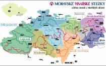 Mapa Morawskich Szlaków Wina