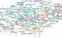 schemat Morawskich Szlaków Wina
