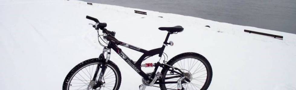 Sandomierska zima na rowerze