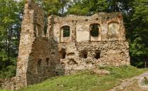 Ruiny zamku Vikštejn  z XIII wieku.