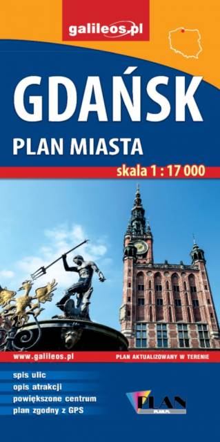 Gdańsk. Plan miasta