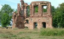 Ruiny pałacu Opalińskich w Radlinie