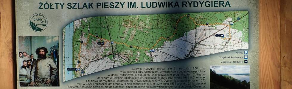 Szlak im. L. Rydygiera - Zakurzewo - Zarośle - Pieszy Żółty ver. 2022