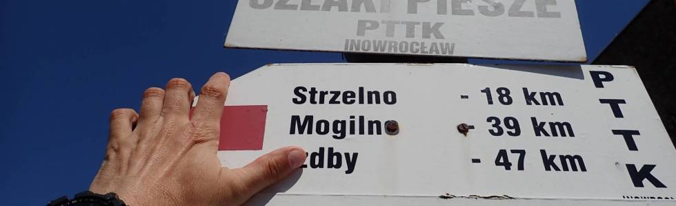 Szlak Kruszwica - Mielno - Pieszy Czerwony ver. 2022