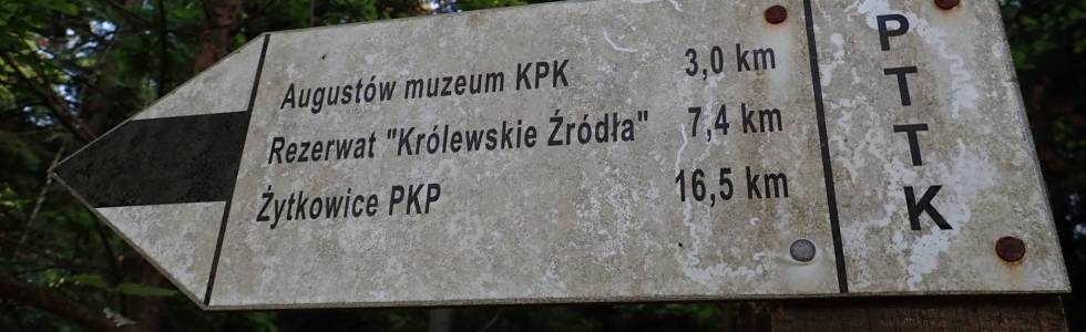 Szlak Żytkowice - Rez. Zagożdżon - Pieszy Czarny ver. 2022