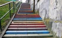 Kolorowe schody