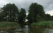 Jezioro Stręgiel - ujście Sapiny