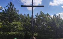 krzyż na górze Kamieńsk