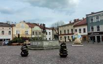 Rynek w Skoczowie.