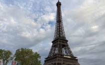 Widok na wieżę Eiffele'a
