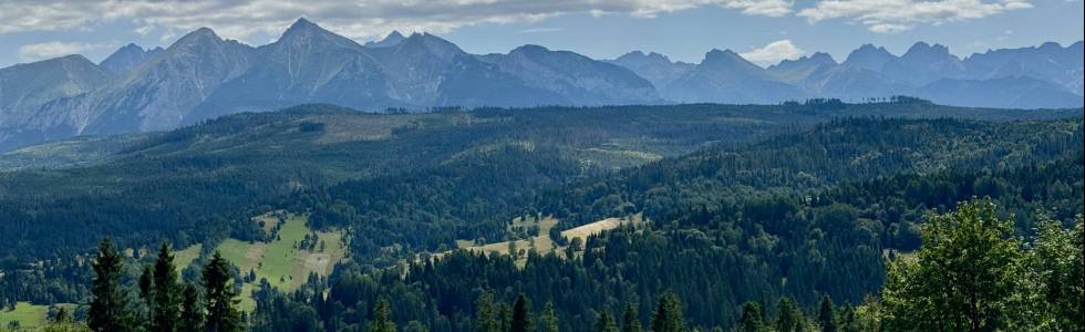 Polskie i Słowackie widoki na Tatry oraz fragmenty Pętli Spiskiej