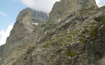 Ściana Eigeru z bliska