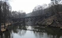 Most po byłej lini kolejowej k. Jastrowia