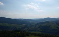 Widok z Góry Grzywackiej na południe