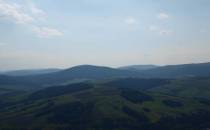 Widok z góry Grzywackiej na południowy zachód