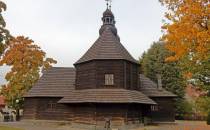 Drewniany kościół św. Mikołaja.