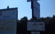 Węzeł szlaków rowerowych w Smolnicy