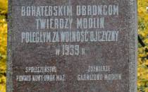 Pomnik ku czci obrońców Modlina 1939 r.