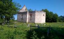 Ruiny cerkwi w Hucie Różanieckiej