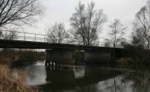 zniszczony most w Ligocie