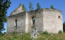 Ruiny cerkwi w Hucie Różanieckiej
