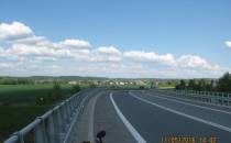 Widok z  mostu na Odrze na Płaskowyż Rybnicki.