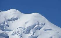 Grań wiodąca na Mont Blanc