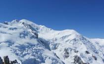 Widok na wschód - Mont Blanc