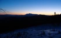 Tatry wieczorową porą