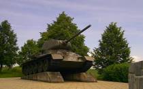 czołg-pomnik wyzwolicielom CCCP