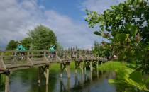 Drewniany most w miejscowości Swornegacie