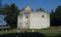 Huta Różaniecka - ruiny cerkwi