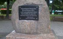 Pomnik w upamiętnieniu Bohaterskiej Obrony Głogowa 1109 r.