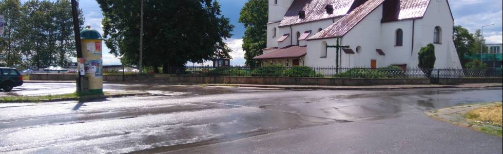 Deszczowa trasa do Boguchwałowic - 24.06.2017