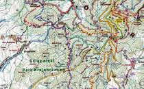 2017-09-16 Chwalisław przebieg trasy mapa turystyczna