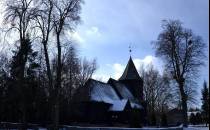 Drewniany kościół w Szczodrowie
