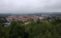 Widok z wieży na czeski Cieszyn