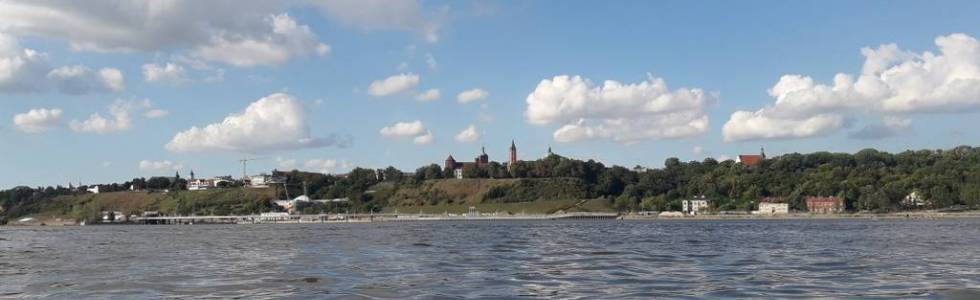 Rzeka Wisła na trasie (Kamion) Wyszogród - Płock