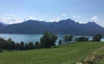 Widok na Jezioro Mondsee