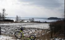 Widok na jezioro Charzykowskie...