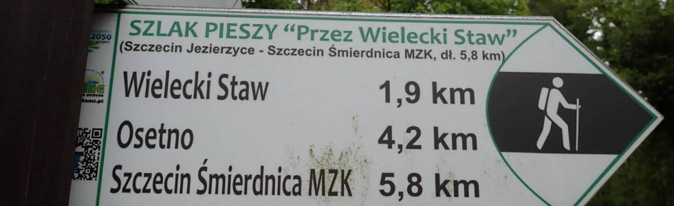 Szlak przez Wielecki Staw (Szczecin) - Pieszy Czarny ver. 2019