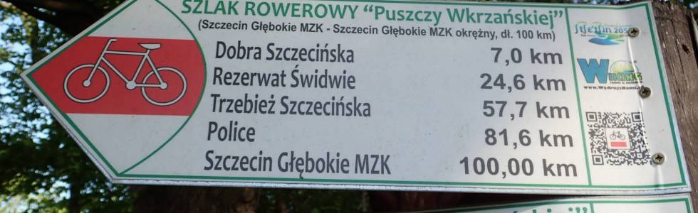 Szlak Puszczy Wkrzańskiej (Szczecin) - Rowerowy Czerwony ver. 2019