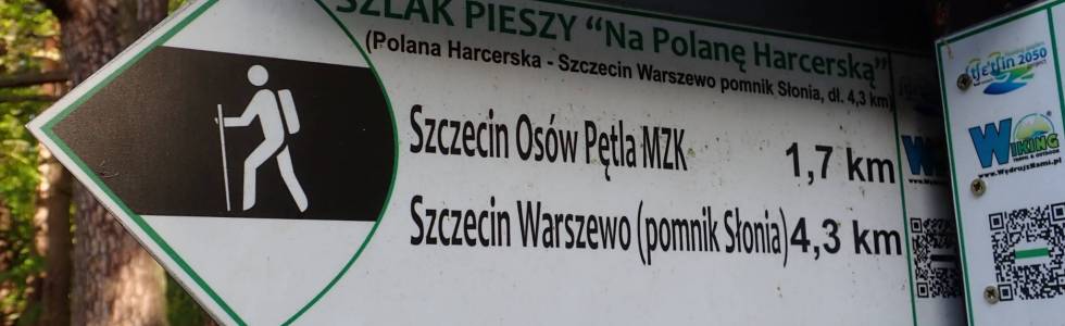 Szlak do Polany Harcerskiej (Szczecin) - Pieszy Czarny ver. 2019
