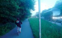95-ścieżka rowerowa koło Wisłostrady