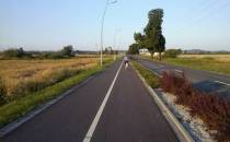 Droga rowerowa w stronę Dzierżoniowa