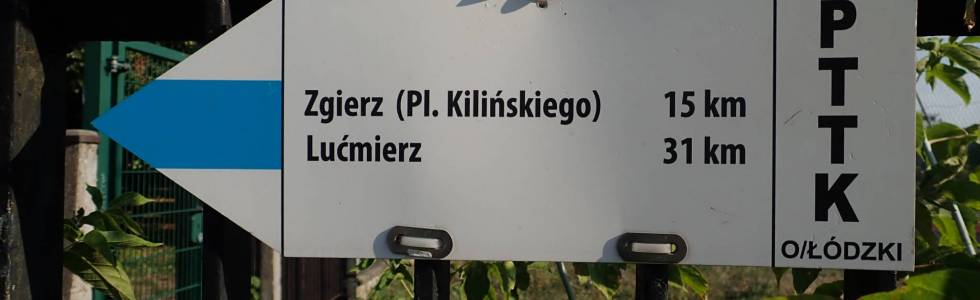 Szlak Pamięci Ofiar Hitlerowskiego Ludobójstwa (Łódź - Lućmierz Las) - Pieszy Niebieski ver. 2019