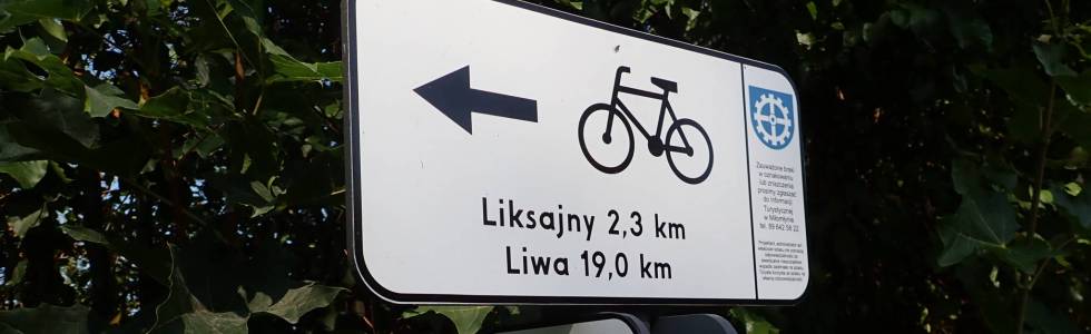 Szlak Liwa - Liksajny - Rowerowy Czarny ver. 2019